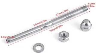 20 Stuks Roestvrijstalen Draadeinden met Schroefdraad Zorgen voor Spanning voor 1/8'' Kabel, Duurzaam en Stevig, Geschikt voor Houten Palen Binnen of Buiten