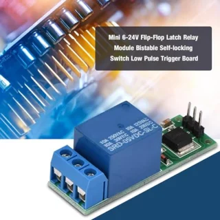 Low Pulse Trigger Board Mini flip-flop vergrendelingsrelaismodule Bistabiele zelfborgende schakelaar 6-24 V voor huishoudelijke apparaten