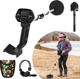 Multifunctionele Metaaldetector Set voor Kinderen en Volwassenen - Verstelbaar en Inclusief Accessoires