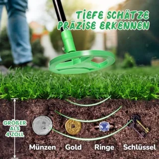 Metaaldetector voor Kinderen - Groen - Waterdicht en Gebruiksvriendelijk