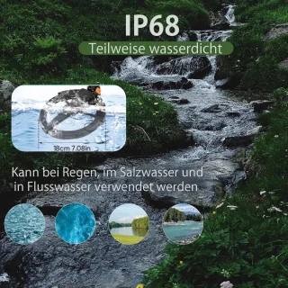 Lexium Metaaldetector voor kinderen - Metaaldetector - Voor Kinderen en Volwassenen - Verstelbare Hoogte - Waterdicht - Lichtgewicht -