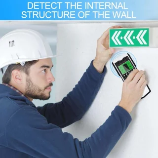 Multifunctionele Kabelzoeker voor Wand- en Metaaldetectie - 5-in-1 Scanner met LCD Scherm en Alarm