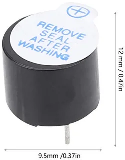 10 stuks zoemer 5 V geluid elektromagnetisch type zoemer actief elektronisch alarm met direct invoegen SOT buis