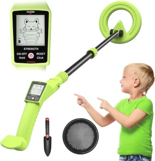 Metaaldetector voor Kinderen - Compacte MT9 Mini Gele Versie