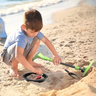 Metaaldetector voor Kinderen - Compacte MT9 Mini Gele Versie