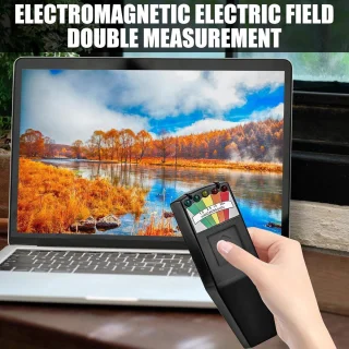Mrs. Jones EMF-meter magnetisch veld 5 leds EMF draagbare stralingsdetector meetapparaat paranormaleapparatuur tester voor kantoor thuis spookjacht 50 Hz - 20.000 Hz .