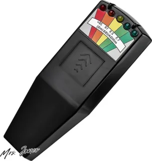 Mrs. Jones EMF-meter magnetisch veld 5 leds EMF draagbare stralingsdetector meetapparaat paranormaleapparatuur tester voor kantoor thuis spookjacht 50 Hz - 20.000 Hz .