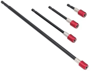 50 Mm, 100 Mm, 150 Mm, 300 Mm Boorverlengset, Constructie van Gelegeerd Staal, 1/4 Inch Zeskantschacht voor Snelle Installatie met GeÃ¯ntegreerde Structuur
