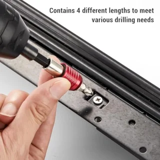 50 Mm, 100 Mm, 150 Mm, 300 Mm Boorverlengset, Constructie van Gelegeerd Staal, 1/4 Inch Zeskantschacht voor Snelle Installatie met GeÃ¯ntegreerde Structuur