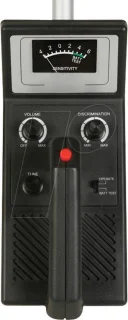 Velleman Metaaldetector, waterdichte zoekspoel 16 cm, analoge meter, voor beginners, zoekdiepte 12 cm