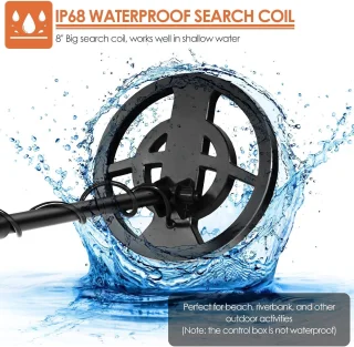 Professionele Waterdichte Metaaldetector met LCD-scherm en Meerdere Modussen voor Volwassenen