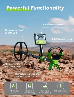 Professionele Metaaldetector Set met Waterproof Ontwerp en Nauwkeurige Pinpointer voor Volwassenen en Kinderen