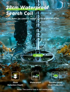 Professionele Metaaldetector Set met Waterproof Ontwerp en Nauwkeurige Pinpointer voor Volwassenen en Kinderen