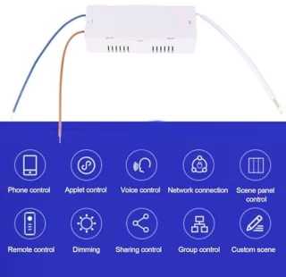 LED Driver Tweekleurige Dimmen Controller Spraakbesturing APP Afstandsbediening 2.4G Intelligent Driver AC180â€‘260V,licht kleur controller