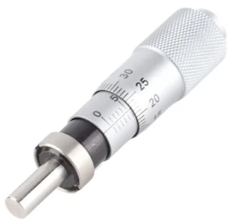 Internal micrometer, 0-13mm flat/ball head for precise tuning of various precision instruments (flat head with nut)