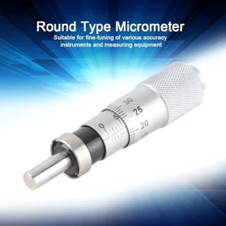 Internal micrometer, 0-13mm flat/ball head for precise tuning of various precision instruments (flat head with nut)