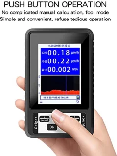 Mini Nuclear Radiation Detector For Home, Portable Portable Geiger Counter With LCD Screen, Enhanced Beta Range X Ray Monitor, High Sensitivity