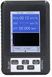 Mini Nuclear Radiation Detector For Home, Portable Portable Geiger Counter With LCD Screen, Enhanced Beta Range X Ray Monitor, High Sensitivity