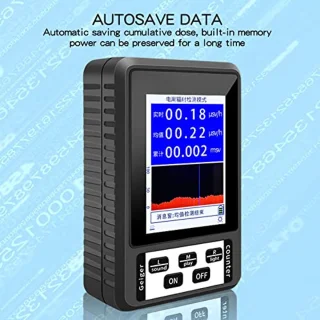 Mini Nuclear Radiation Detector For Home, Portable Portable Geiger Counter With LCD Screen, Enhanced Beta Range X Ray Monitor, High Sensitivity