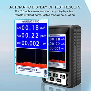 Mini Nuclear Radiation Detector For Home, Portable Portable Geiger Counter With LCD Screen, Enhanced Beta Range X Ray Monitor, High Sensitivity