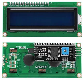 1pc IIC / IC2-interface LCD1602 LCD-displayadapterkaartplaatplaatmodule 5V monitorvoeding