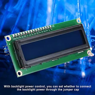 1pc IIC / IC2-interface LCD1602 LCD-displayadapterkaartplaatplaatmodule 5V monitorvoeding