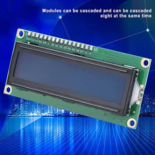 1pc IIC / IC2-interface LCD1602 LCD-displayadapterkaartplaatplaatmodule 5V monitorvoeding
