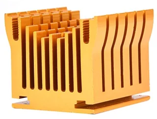 Koellichaam, Goud Aluminium Koellichaam 43x40x36mm, Goede Thermische Geleidbaarheid, Maximaliseer Koelluchtcontact voor Router, LED-speler, enz., Computer Koellichamen