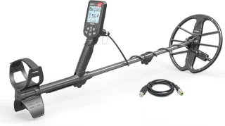 Waterdichte Metaaldetector met Carbon Fiber Schacht en 11" Zoekspoel