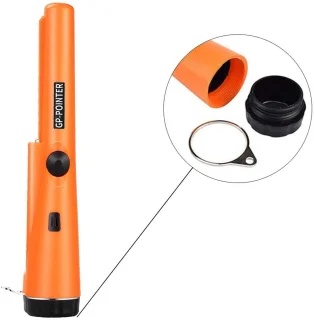 Pinpointer Metaaldetector – Hoge Gevoeligheid, 360° Detectie, Audio & Trilling Alarm, Waterdicht, Lichtgewicht voor Munten, Sieraden en Schatzoeken