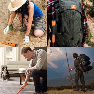 Pinpointer Metaaldetector – Hoge Gevoeligheid, 360° Detectie, Audio & Trilling Alarm, Waterdicht, Lichtgewicht voor Munten, Sieraden en Schatzoeken