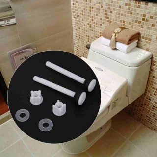 Schroef Set Professionele Veroudering Resistente Uitstekende Hardheid Stabiele Lichtgewicht Rubber Schroeven Wc Dichtstool Watertank Bevestigingen Montage Accessoire