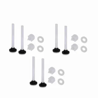 Schroef Set Professionele Veroudering Resistente Uitstekende Hardheid Stabiele Lichtgewicht Rubber Schroeven Wc Dichtstool Watertank Bevestigingen Montage Accessoire