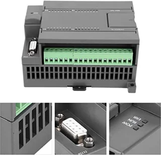 SPS-controller, programmeerbare logic-controller DC24V 4 kanalen 100K pulse 32-bit MCU industriÃ«le besturingskaart met behuizing voor FX1N-32MT 16 ingangspunten 16 transistoruitgangen