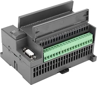 SPS-controller, programmeerbare logic-controller DC24V 4 kanalen 100K pulse 32-bit MCU industriÃ«le besturingskaart met behuizing voor FX1N-32MT 16 ingangspunten 16 transistoruitgangen