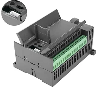 SPS-controller, programmeerbare logic-controller DC24V 4 kanalen 100K pulse 32-bit MCU industriÃ«le besturingskaart met behuizing voor FX1N-32MT 16 ingangspunten 16 transistoruitgangen