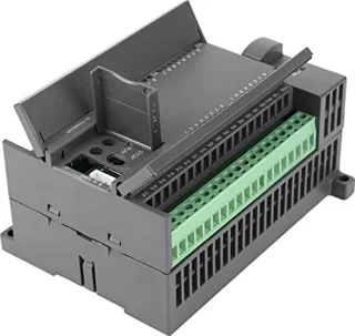 SPS-controller, programmeerbare logic-controller DC24V 4 kanalen 100K pulse 32-bit MCU industriÃ«le besturingskaart met behuizing voor FX1N-32MT 16 ingangspunten 16 transistoruitgangen