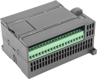 SPS-controller, programmeerbare logic-controller DC24V 4 kanalen 100K pulse 32-bit MCU industriÃ«le besturingskaart met behuizing voor FX1N-32MT 16 ingangspunten 16 transistoruitgangen