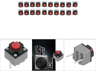 20st 6x6x7.3mm tactiele drukknop microschakelaar waterdichte kortstondige toetsschakelaar voor huishoudelijke apparaten, veiligheidsuitrusting, speelgoed, elektronische producten