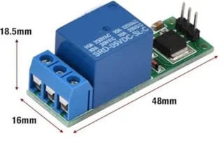 Low Pulse Trigger Board Mini flip-flop vergrendelingsrelaismodule Bistabiele zelfborgende schakelaar 6-24 V voor huishoudelijke apparaten