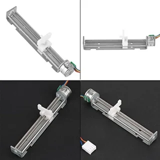 De 2x 12V DC stappenmotor met lineaire moer in één oogopslag