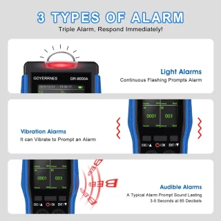 4-in-1 draagbare gasdetector voor O2, H2S, CO en brandbare gassen (EX)