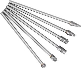 6-delige carbide cilinderkop rotary burr set