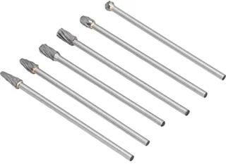 6-delige carbide cilinderkop rotary burr set