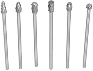 6-delige carbide cilinderkop rotary burr set