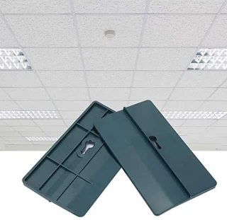 ABS plafondmontageplaat 15x8 mm - set van 2