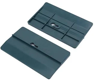 ABS plafondmontageplaat 15x8 mm - set van 2
