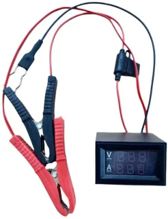 Accu lekdetector en stroommeter