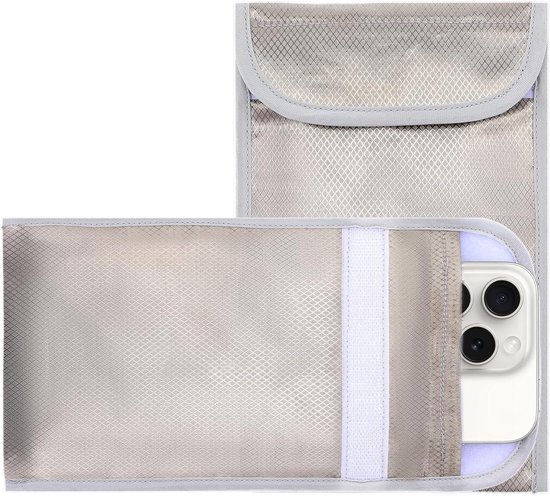 Allecto Plus EMF-blokkerende Faraday hoes voor mobiele telefoon