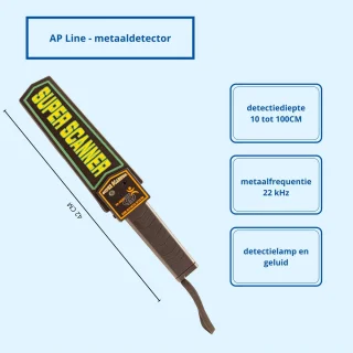 AP Line - Super Scanner Metaaldetector